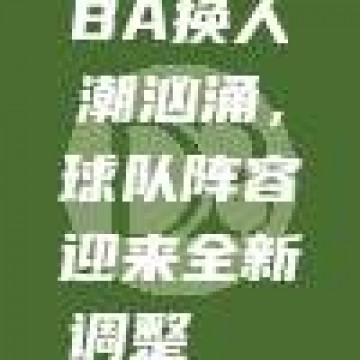 515 CBA换人潮汹涌，球队阵容迎来全新调整🔄！