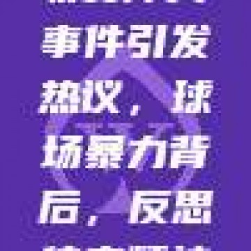 917中超联赛冲突事件引发热议，球场暴力背后，反思体育精神缺失