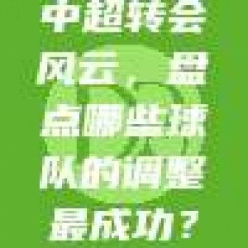 865. 中超转会风云，盘点哪些球队的调整最成功？🔄📊