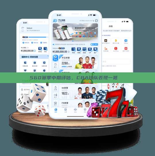 560赛季中期评估，CBA球队表现一览📊